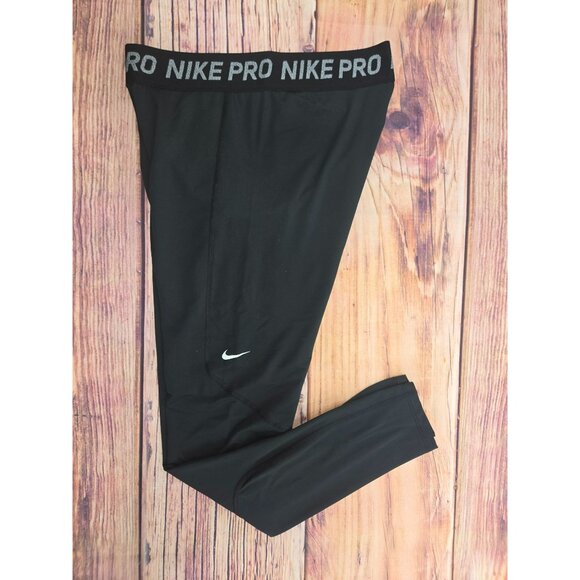 Nike Pro Dri-Fit Compression Athletic Tights Mens Medium - Picture 3 of 8